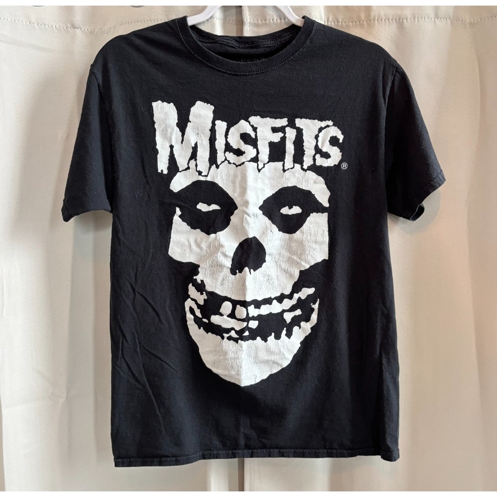 Misfits Ghost Skull Shirt Womens Y2K Hardcore Punk Grunge Skater Medium 19303x